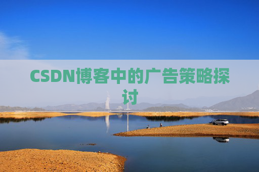 CSDN博客中的广告策略探讨